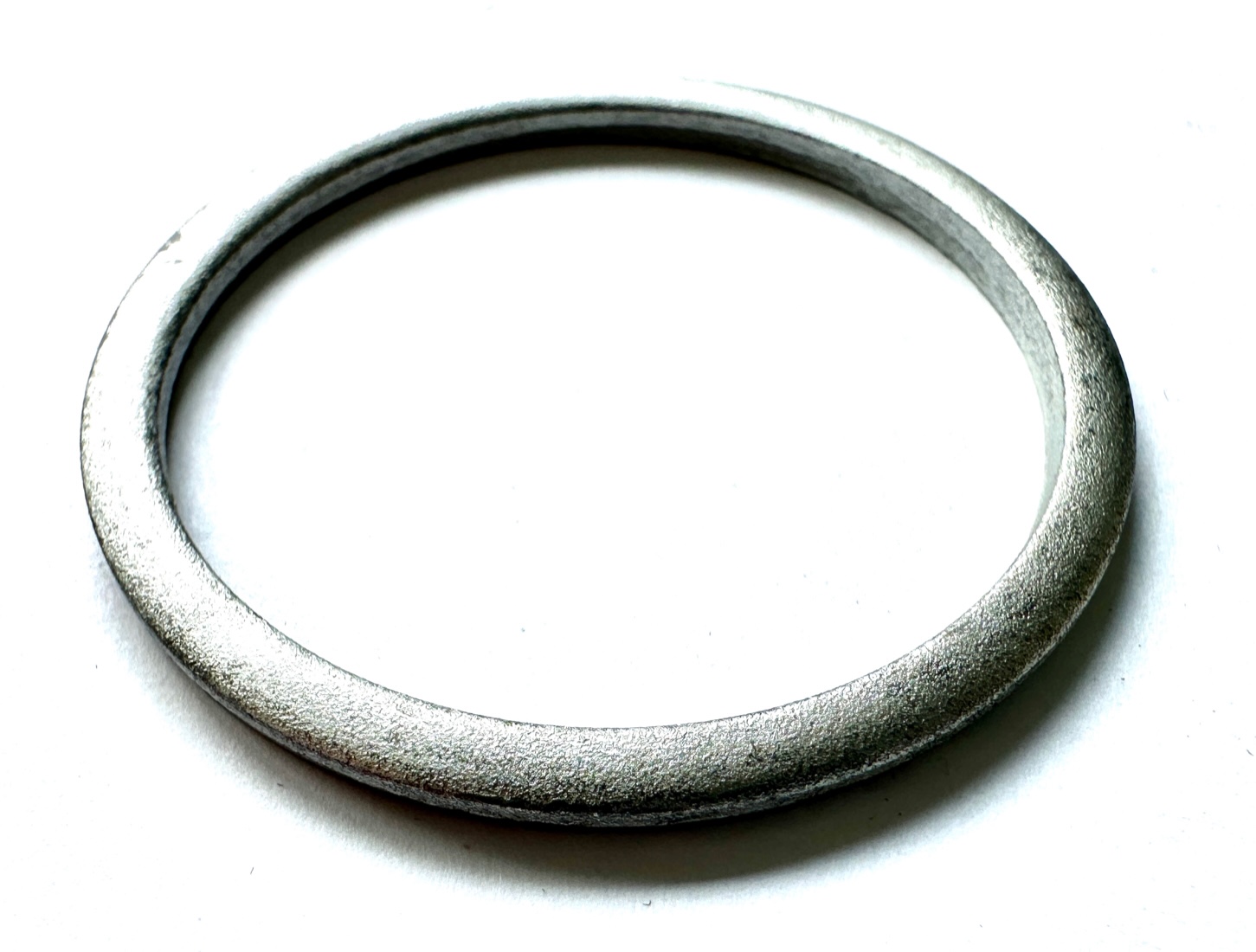 Anello distanziatore in alluminio Ø 35 mm, altezza 2,5 mm, argento