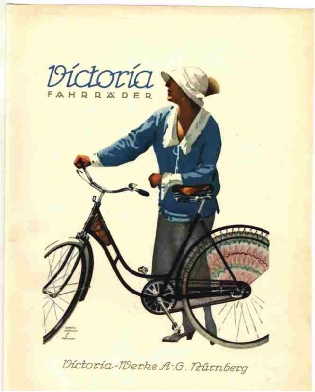 Cartolina bici Victoria-Werke