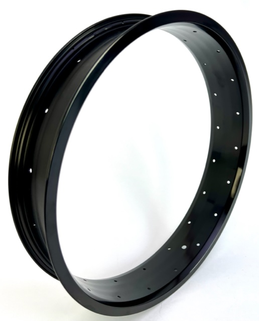 Cerchione in alluminio da 20 pollici 80 mm nero lucido
