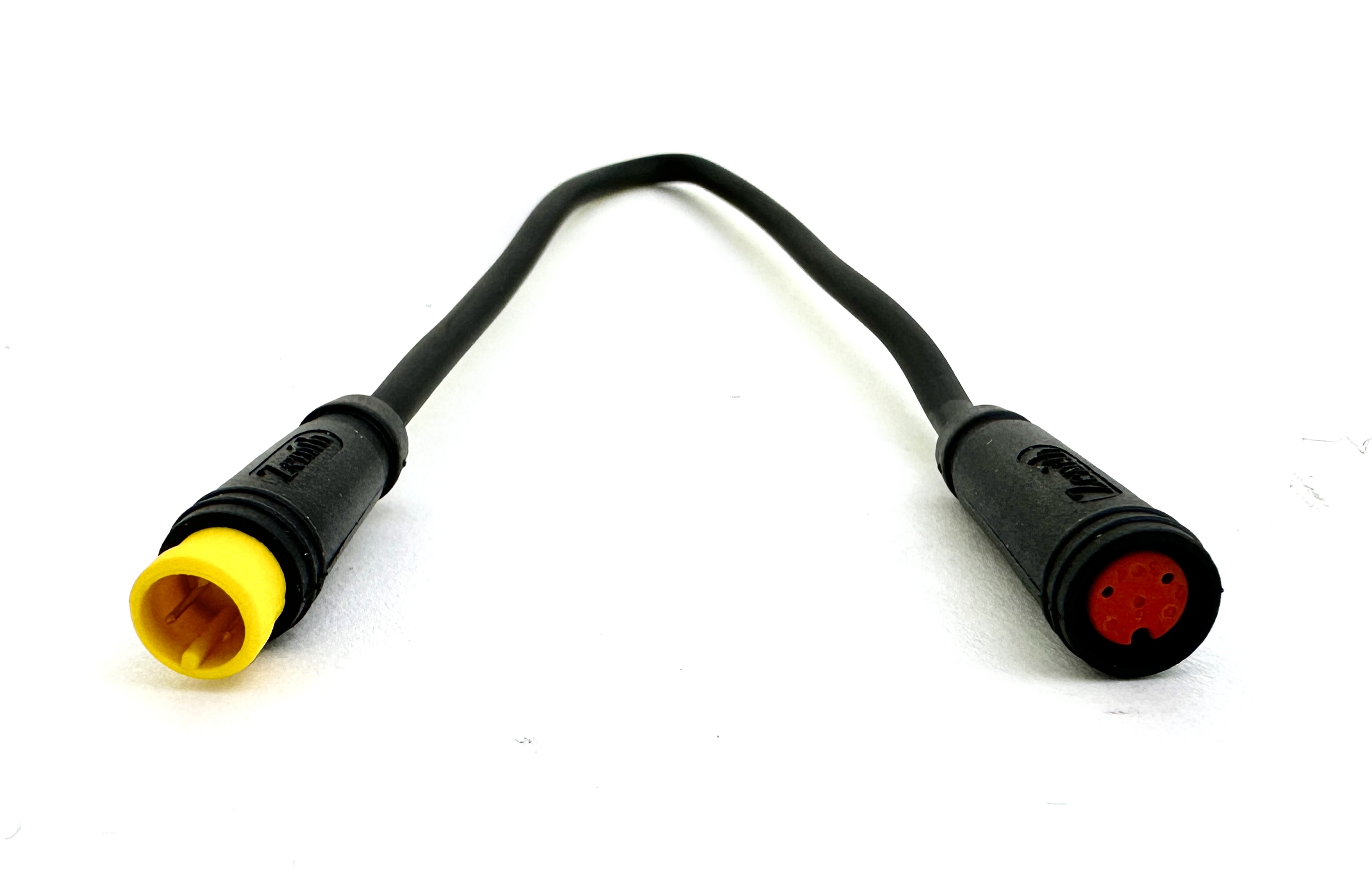 Cavo adattatore HIGO / Julet 19,5 cm per ebike, 2 PIN rosso a 3 PIN giallo