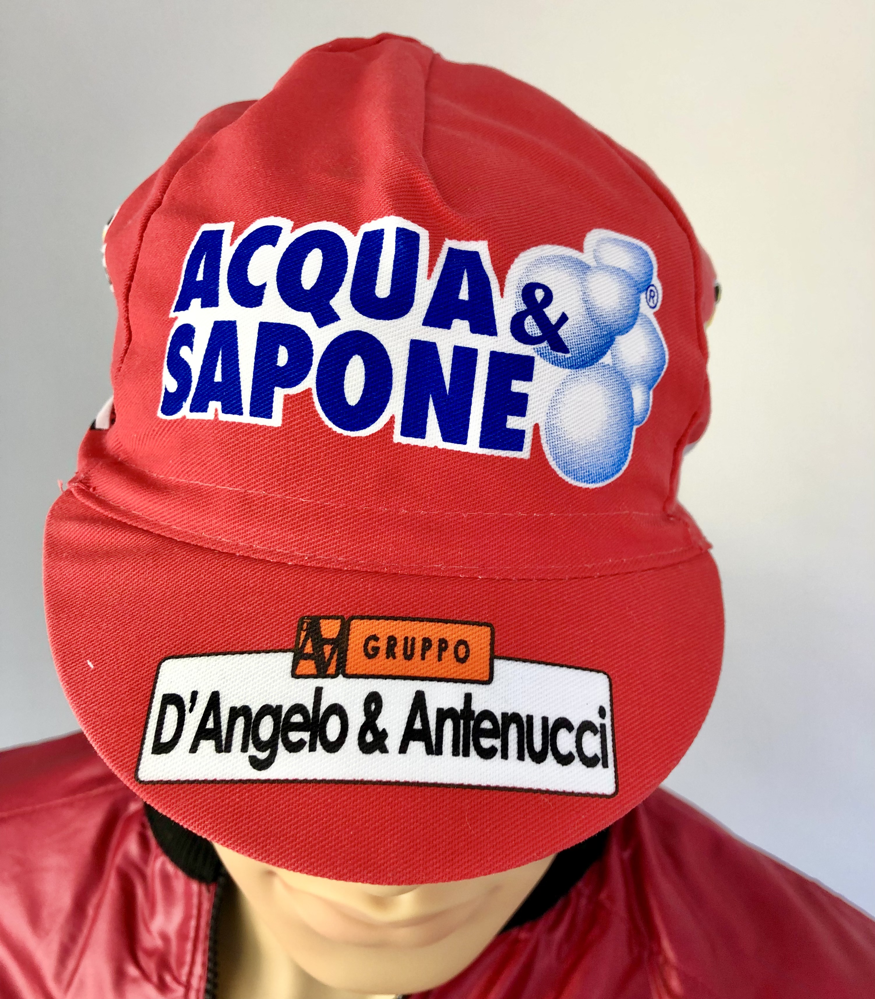 Cycling Cap Team  Acqua & Sapone - D´Angelo & Antenucci