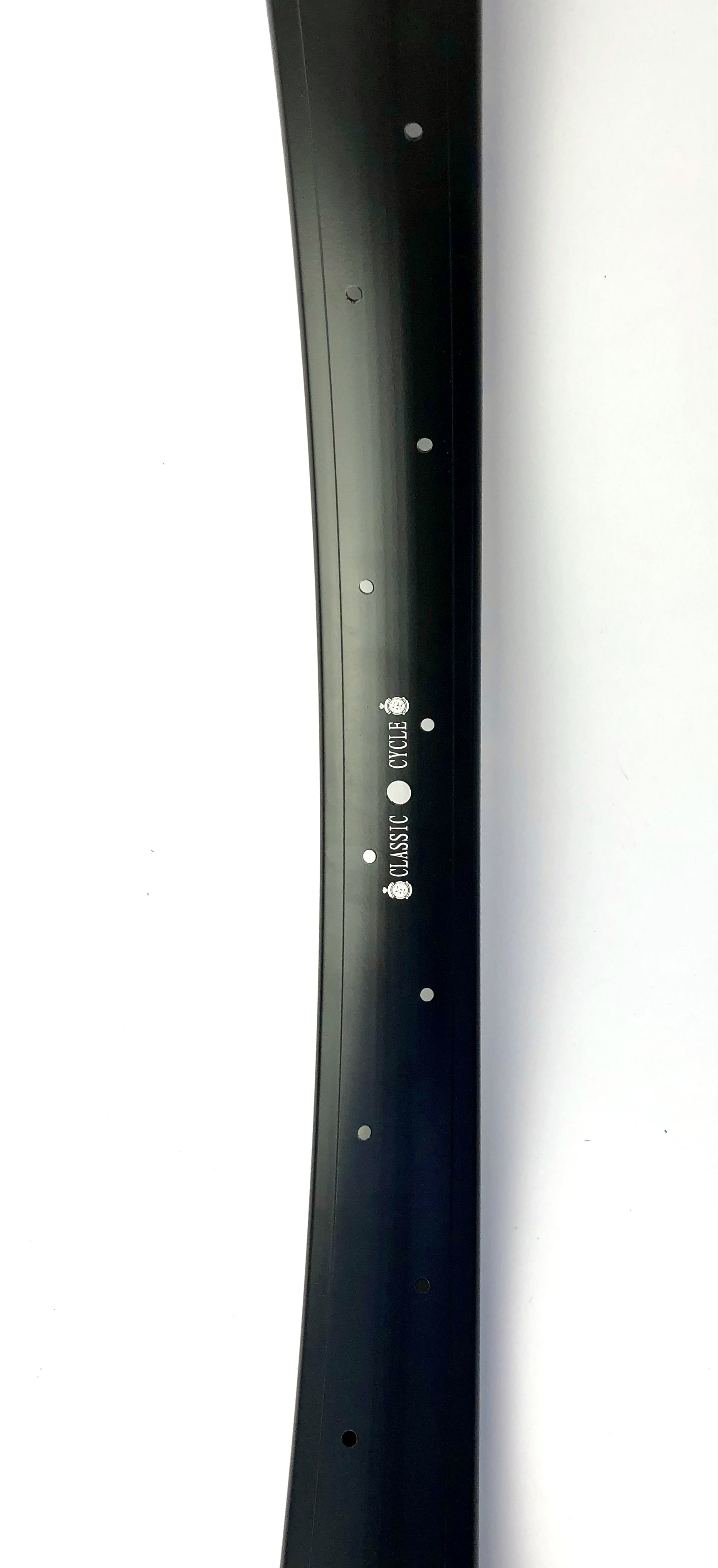 Cerchione in alluminio da 24 pollici 57 mm, nero, 32 fori, doppia parete