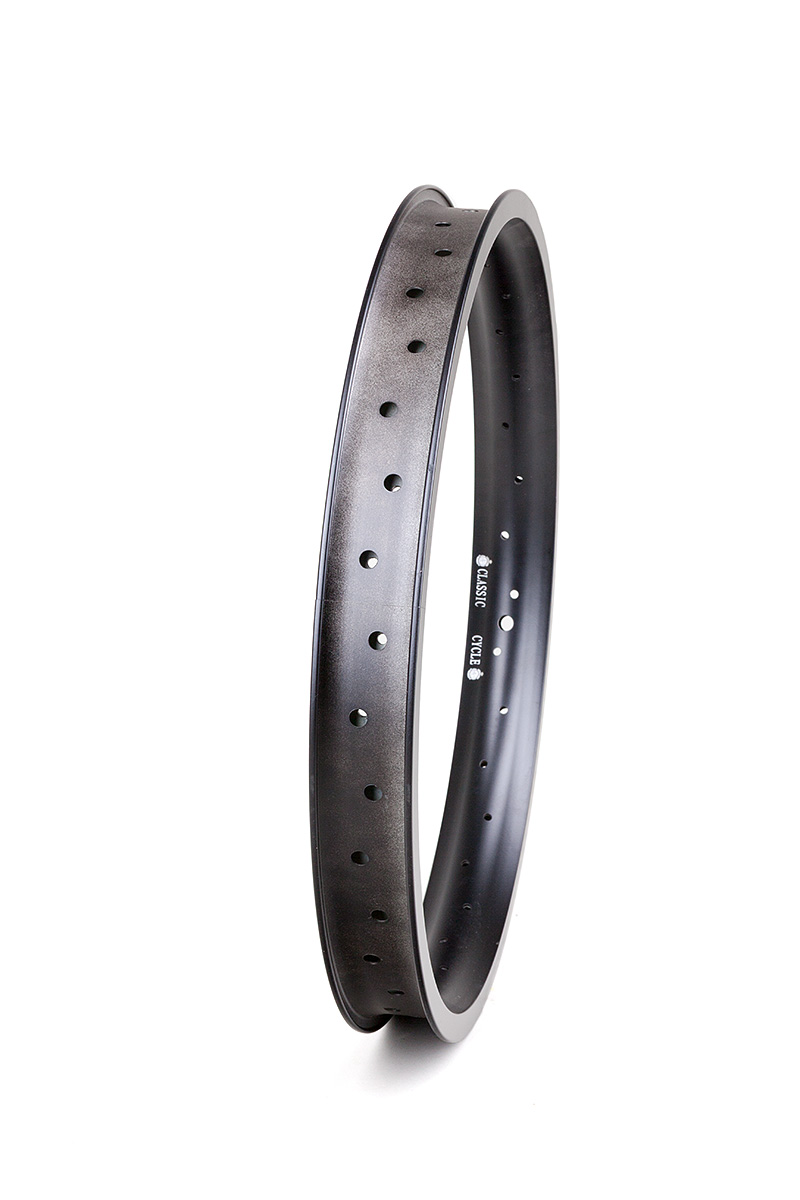 Cerchione in alluminio da 20 pollici 46 mm nero opaco