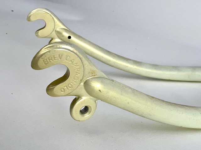 Forcella per bici da corsa con forcellini Campagnolo 700c 70-80s lunghezza stelo: 180 mm perla