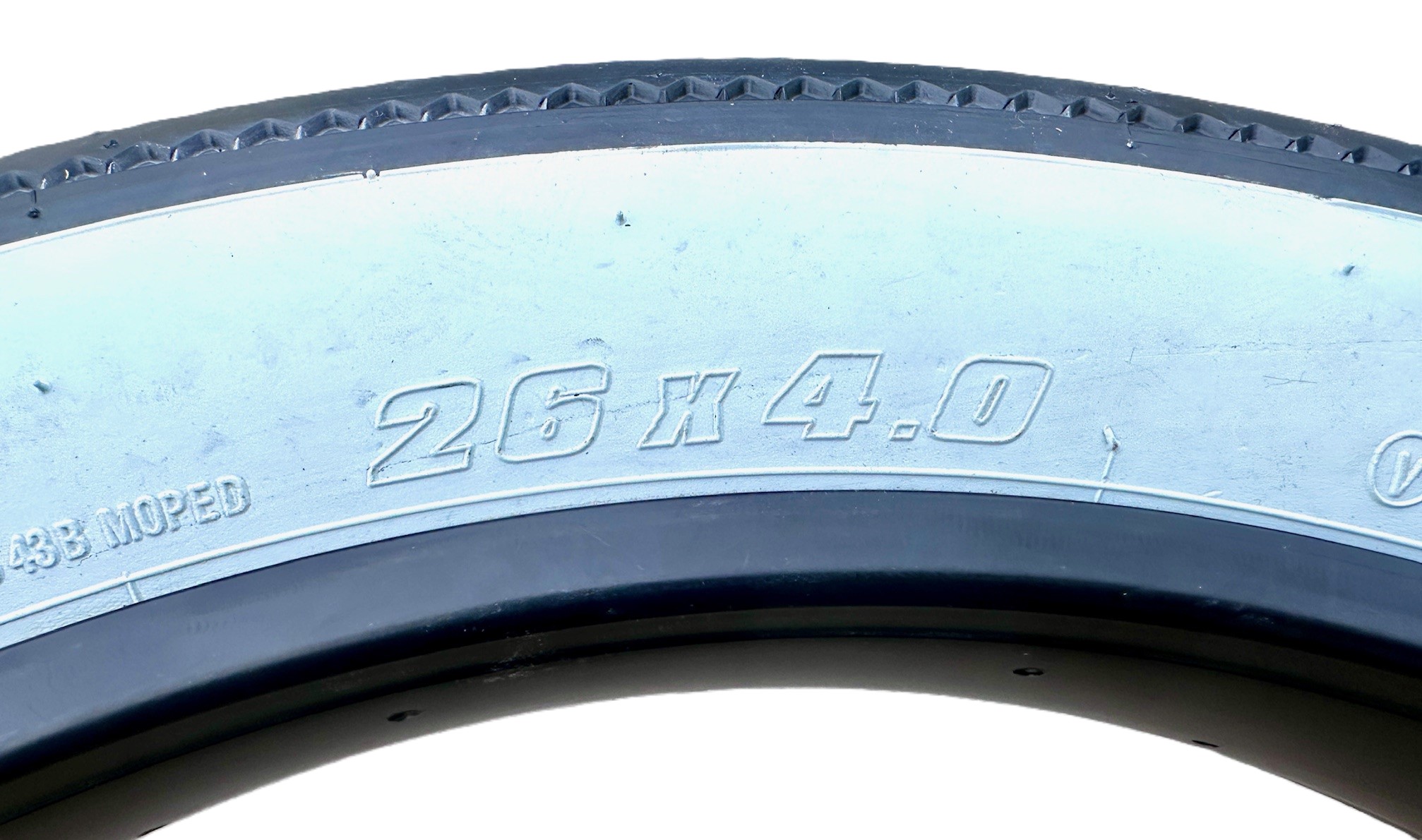 Pneumatico Fat Bike E-Zig Zag 26 x 4.0 / 102-599 banda bianca