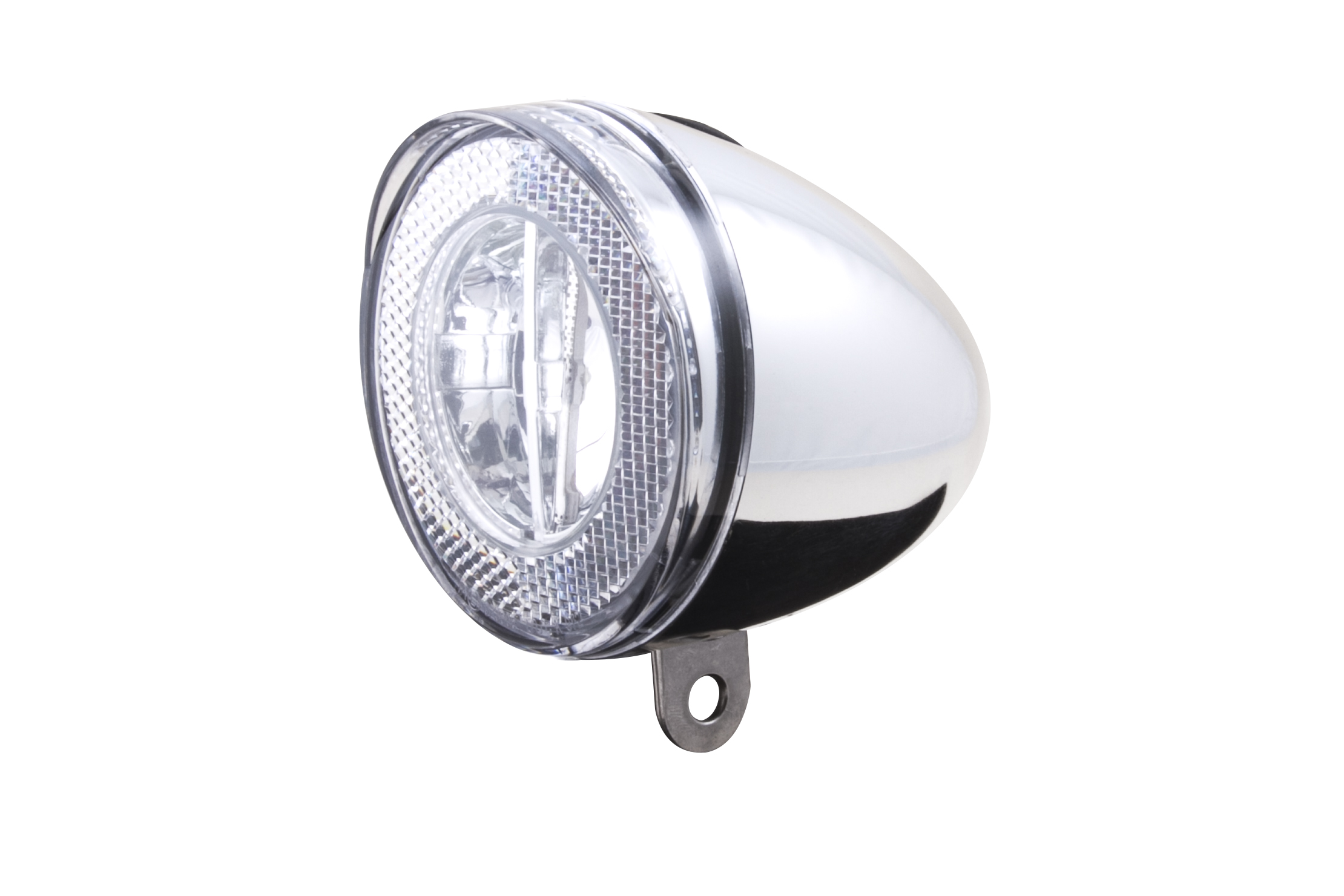 SWINGO LED headlight by Spanninga, chrome