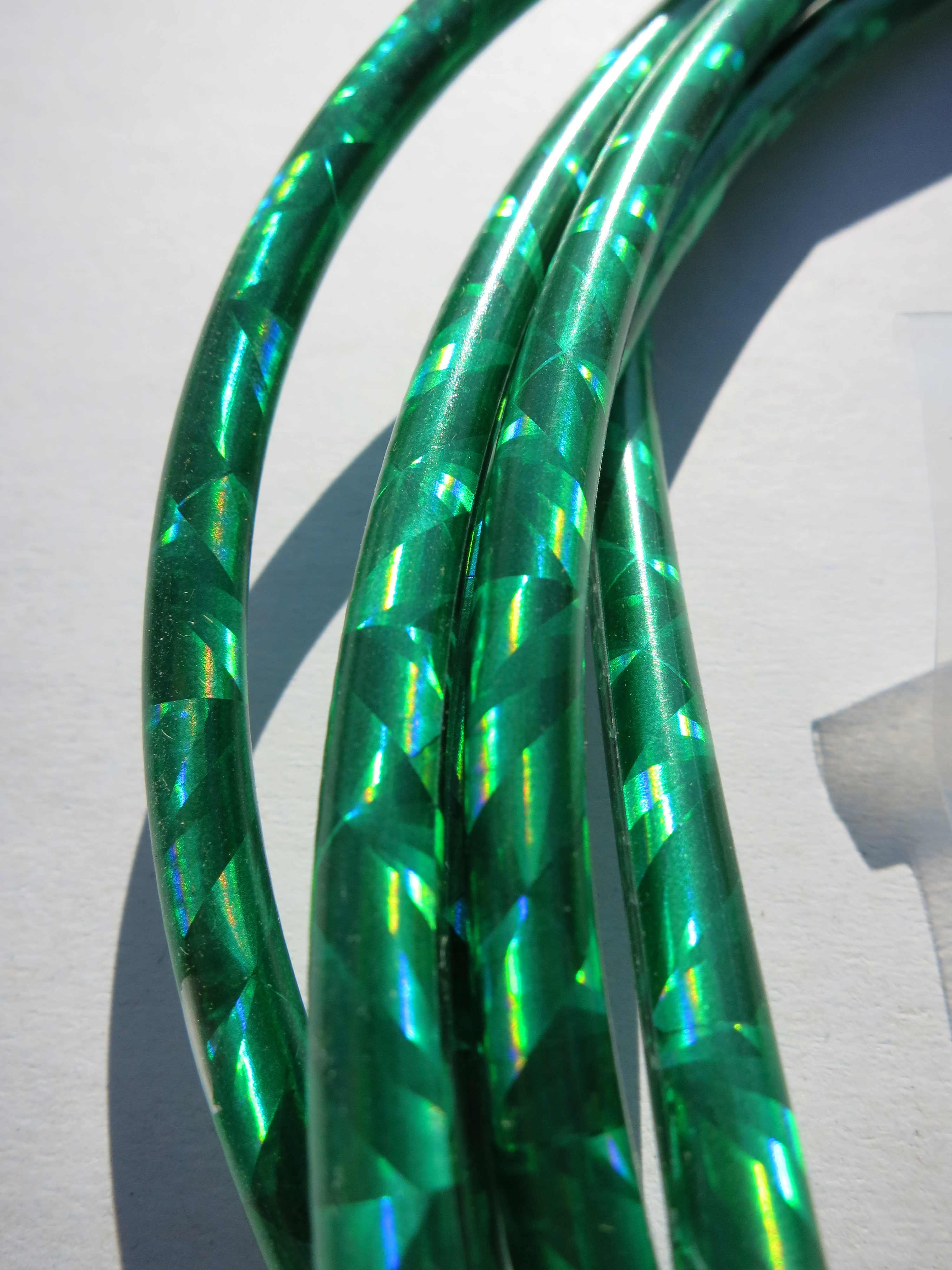 Cavo esterno cavo Bowden brillantinato verde metallico