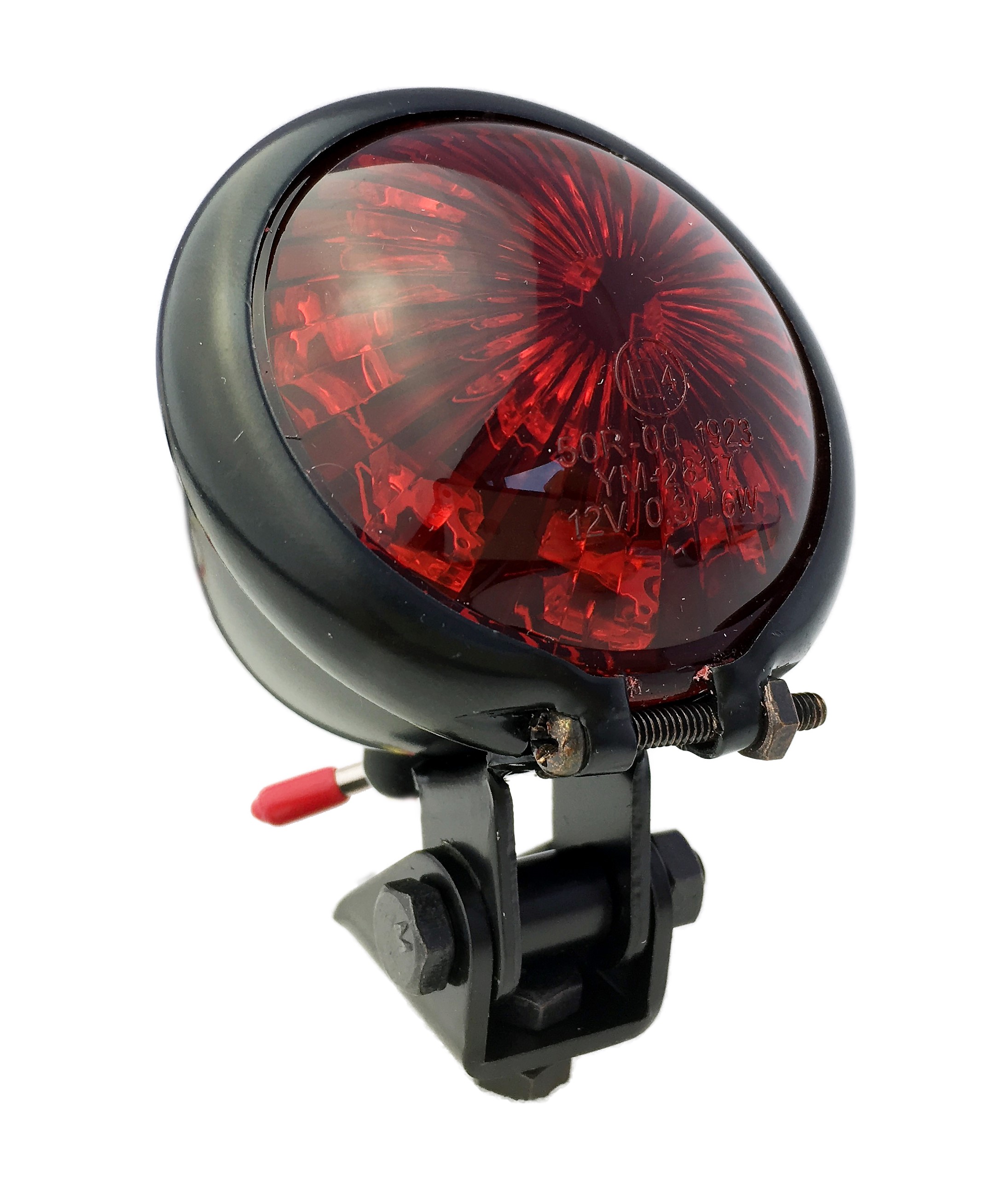 Fanale posteriore Bates a LED rosso, nero