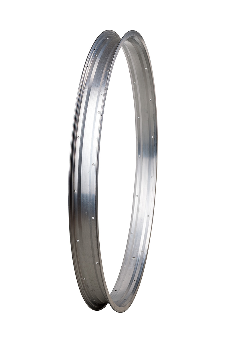 Cerchione in alluminio da 28 pollici, 57 mm, grezzo/non laccato