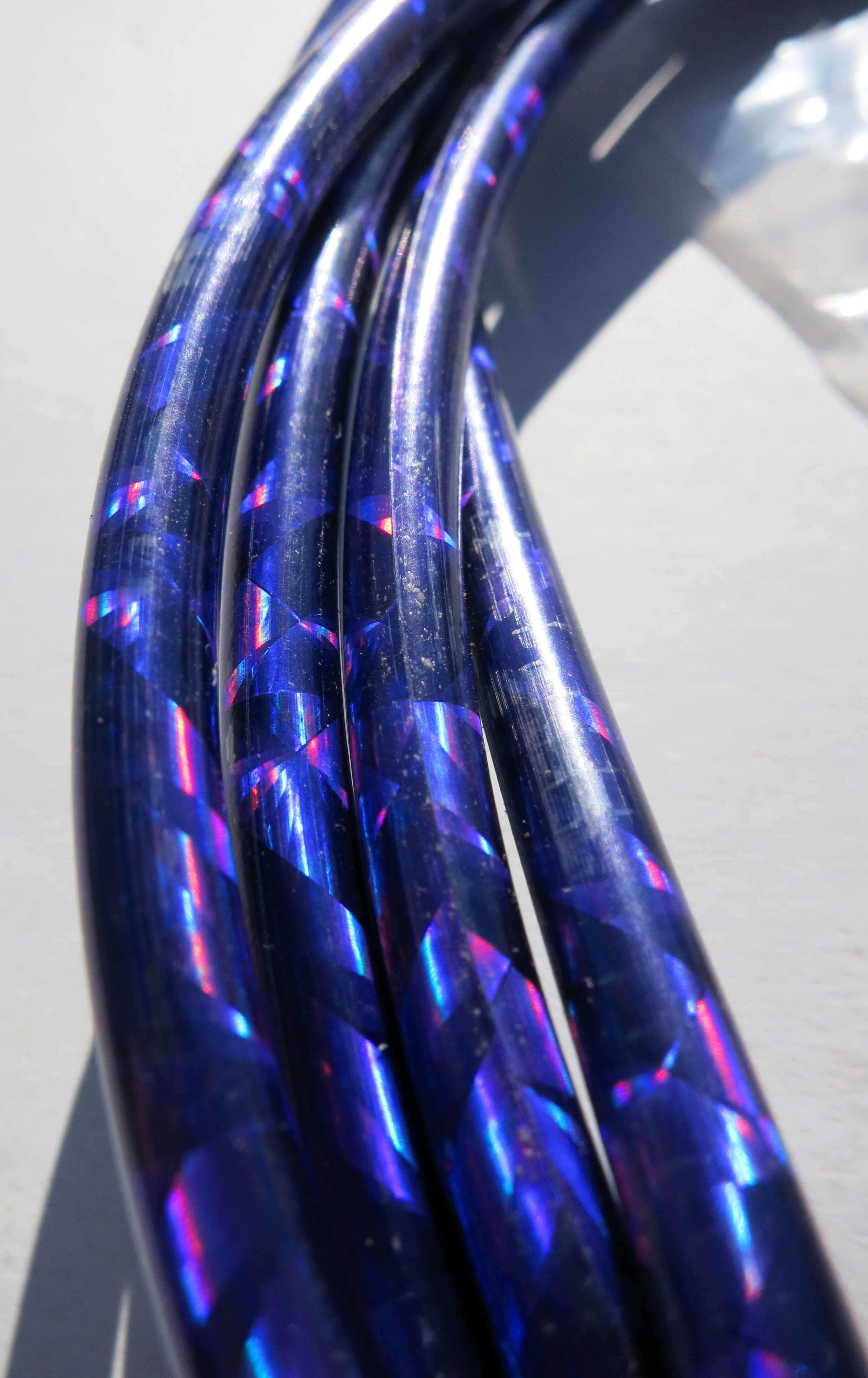 Cavo esterno cavo Bowden brillantinato viola metallico