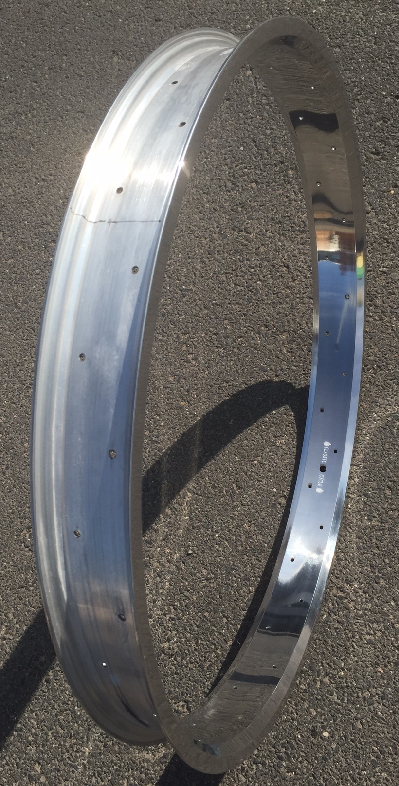 Cerchione in alluminio da 28 pollici 67 mm grezzo/non laccato