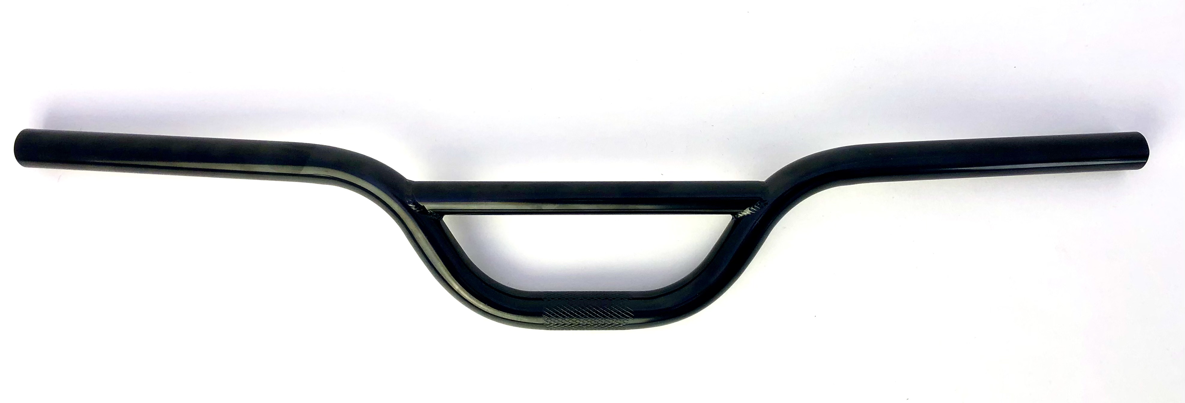Flat 2 Cross - manubrio largo e piatto in nero semilucido forma BMX