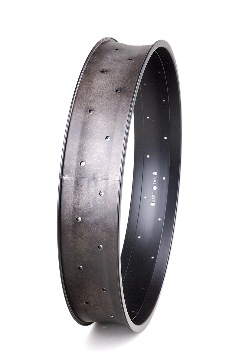Cerchione in alluminio da 24 pollici 102 mm nero opaco