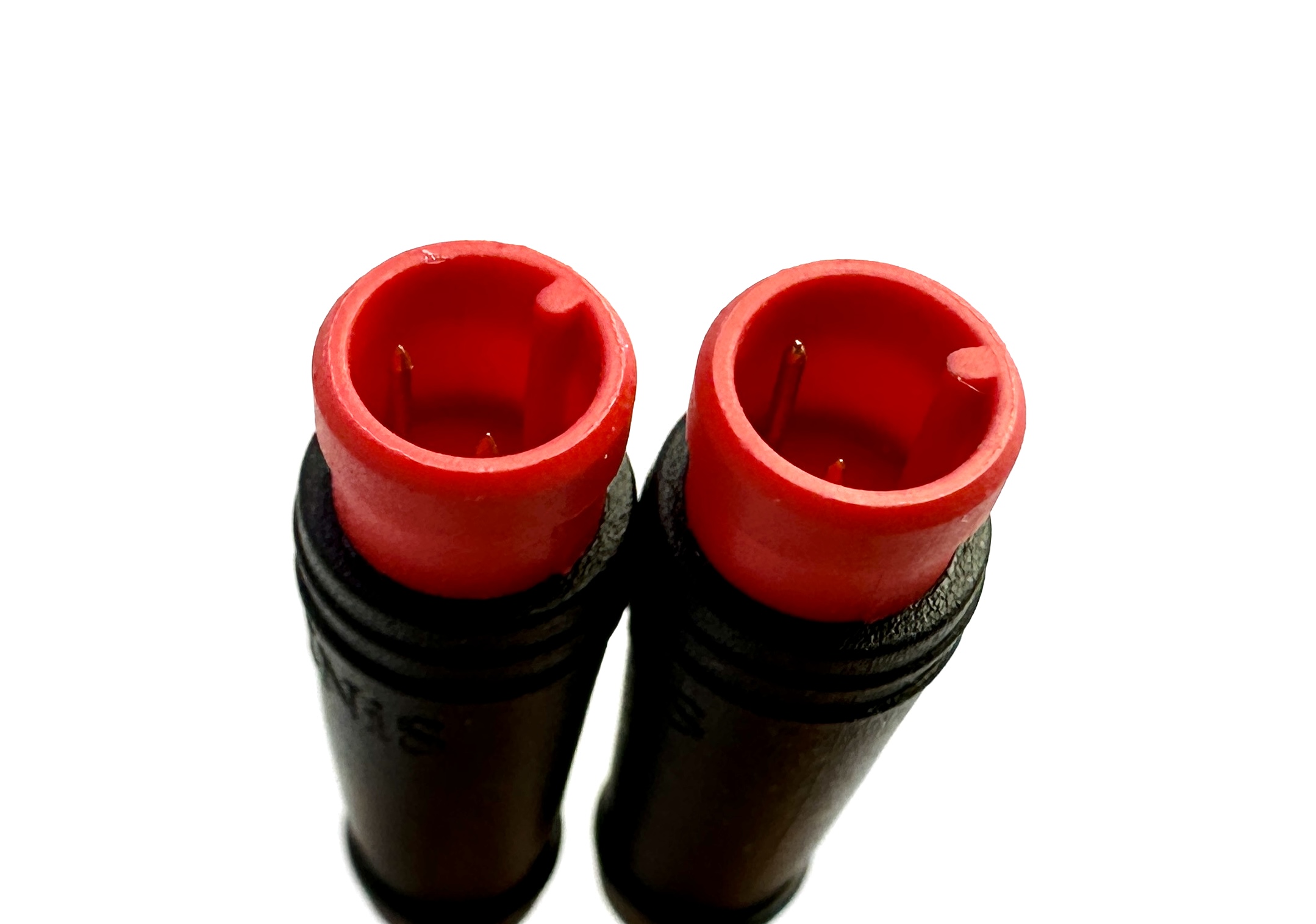 HIGO / Julet cavo adattatore 11 cm per ebike, 2 PIN maschio a maschio, rosso