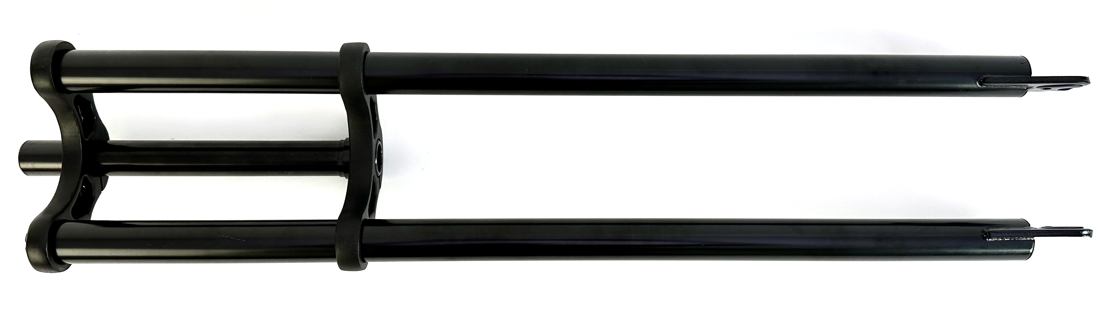 8-Forcella a doppio ponte 750 mm nero con stelo da 1 1/8 pollice