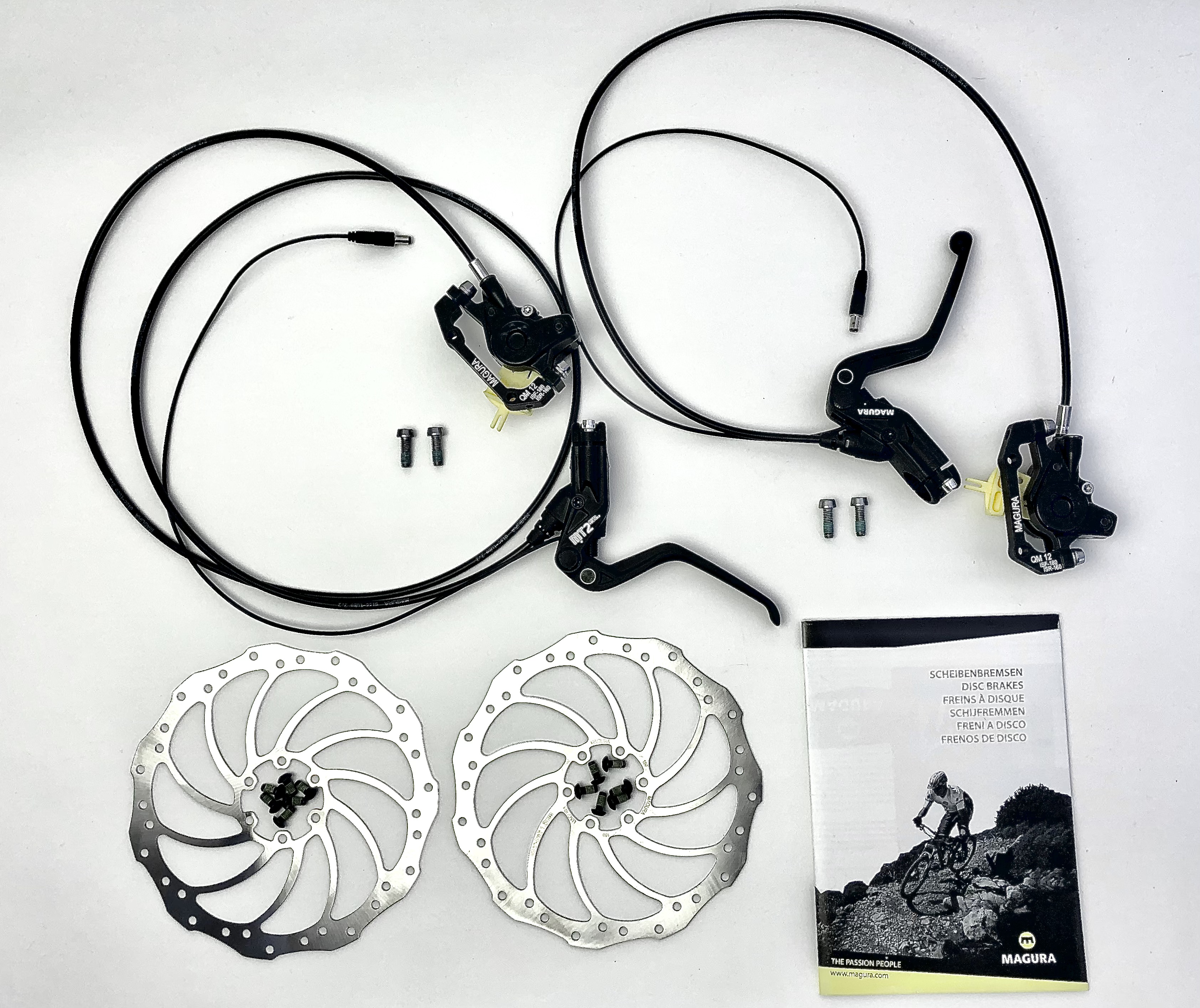 Magura MT2 hydraulic disc brake set front and rear