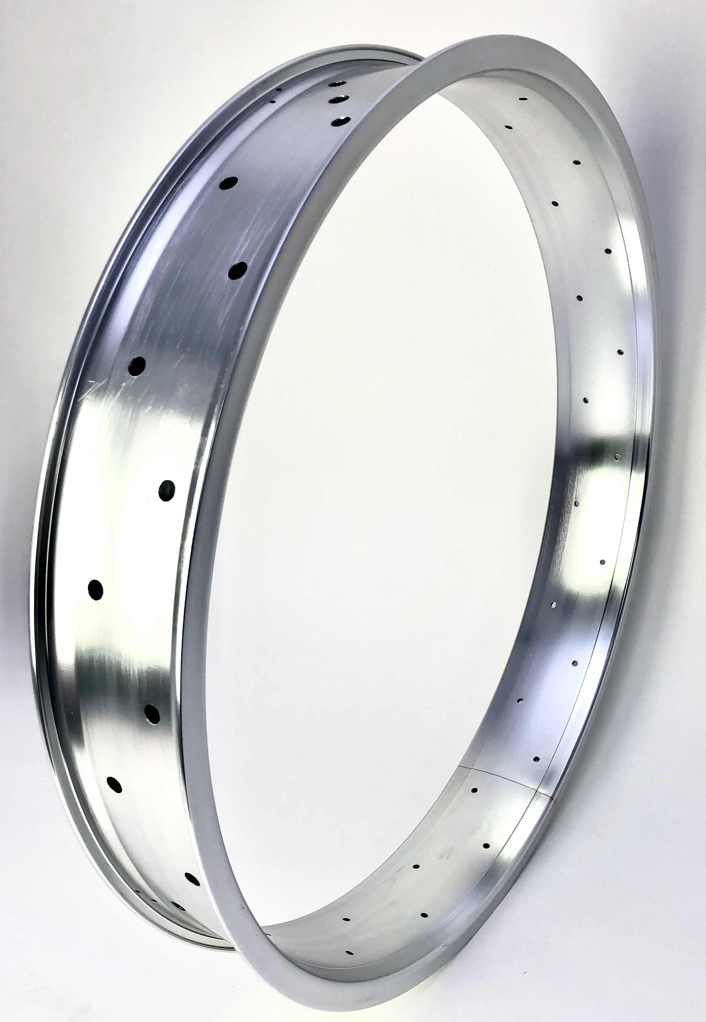  Cerchio in alluminio da 24 pollici da 80 mm in alluminio spazzolato