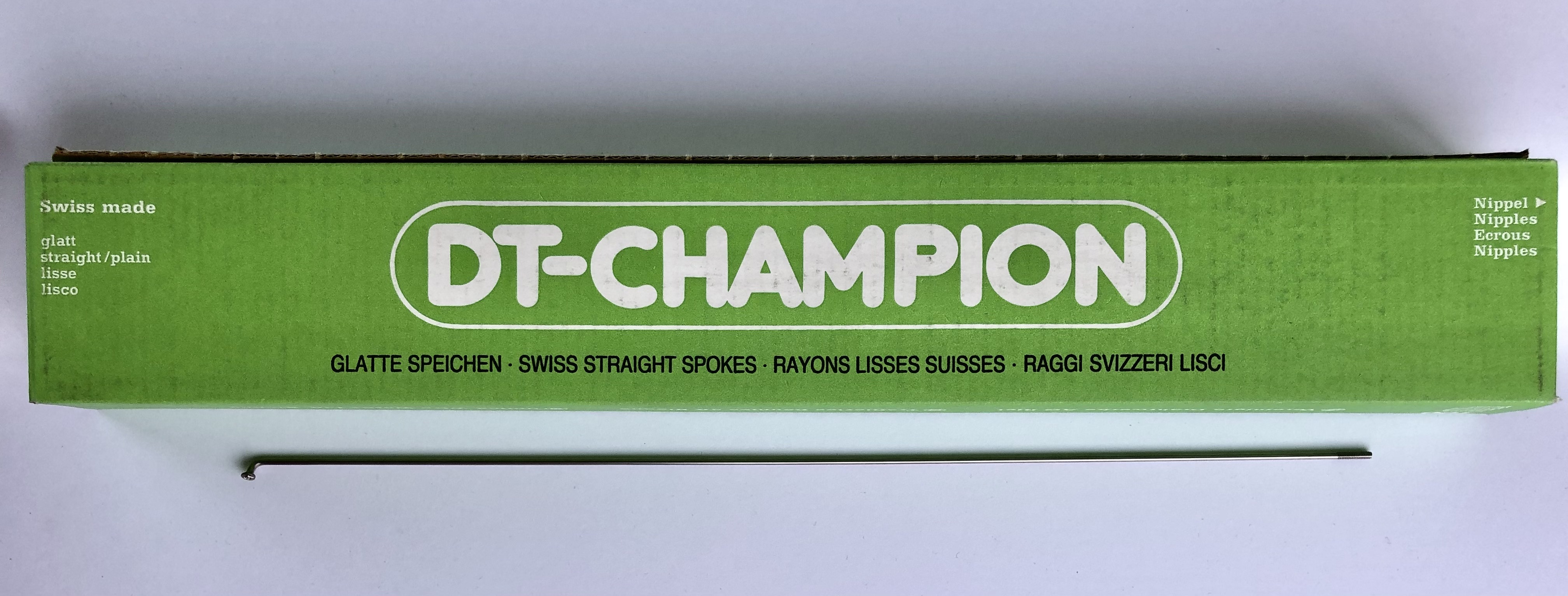 DT-Champion Spoke 1.8 x 266 silver