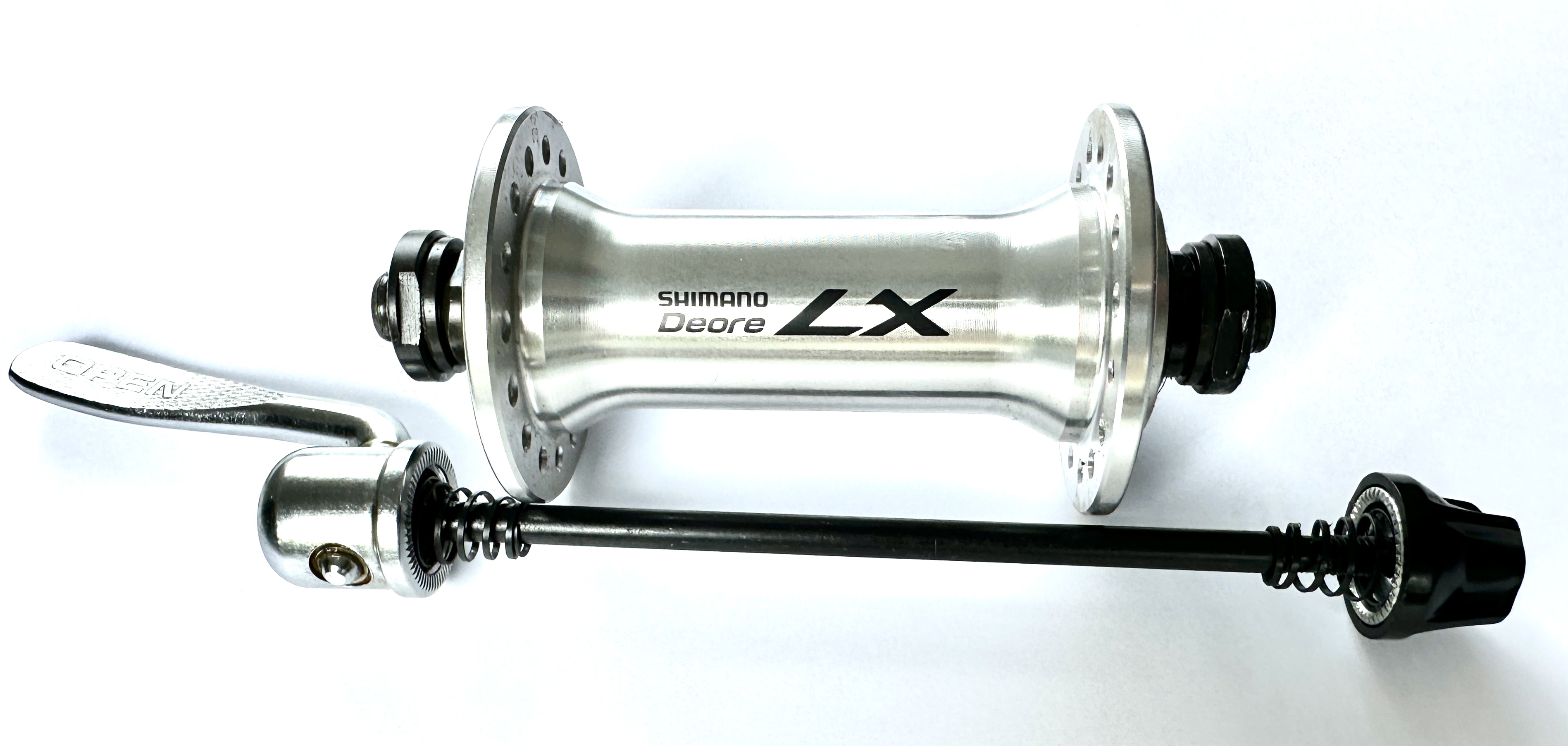 Mozzo anteriore Shimano Deore LX HB-T660 a 32 fori, argento